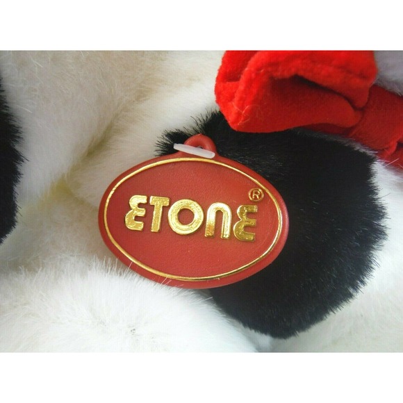 Etone Cow Plush With Tags 11 Inches Tall Good Condition - Picture 5 of 5